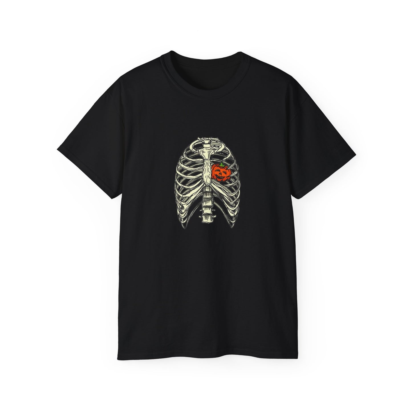 Pumpkin Rib Cage Unisex Ultra Cotton Tee