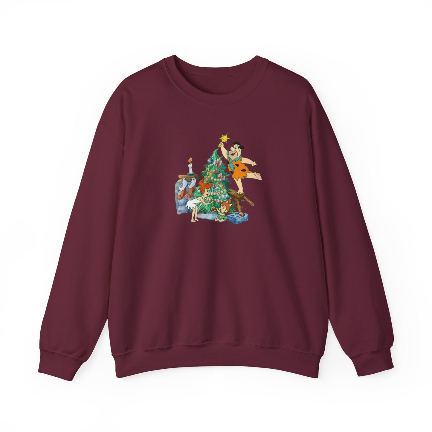 Flinstones Christmas Unisex Heavy Blend™ Crewneck Sweatshirt