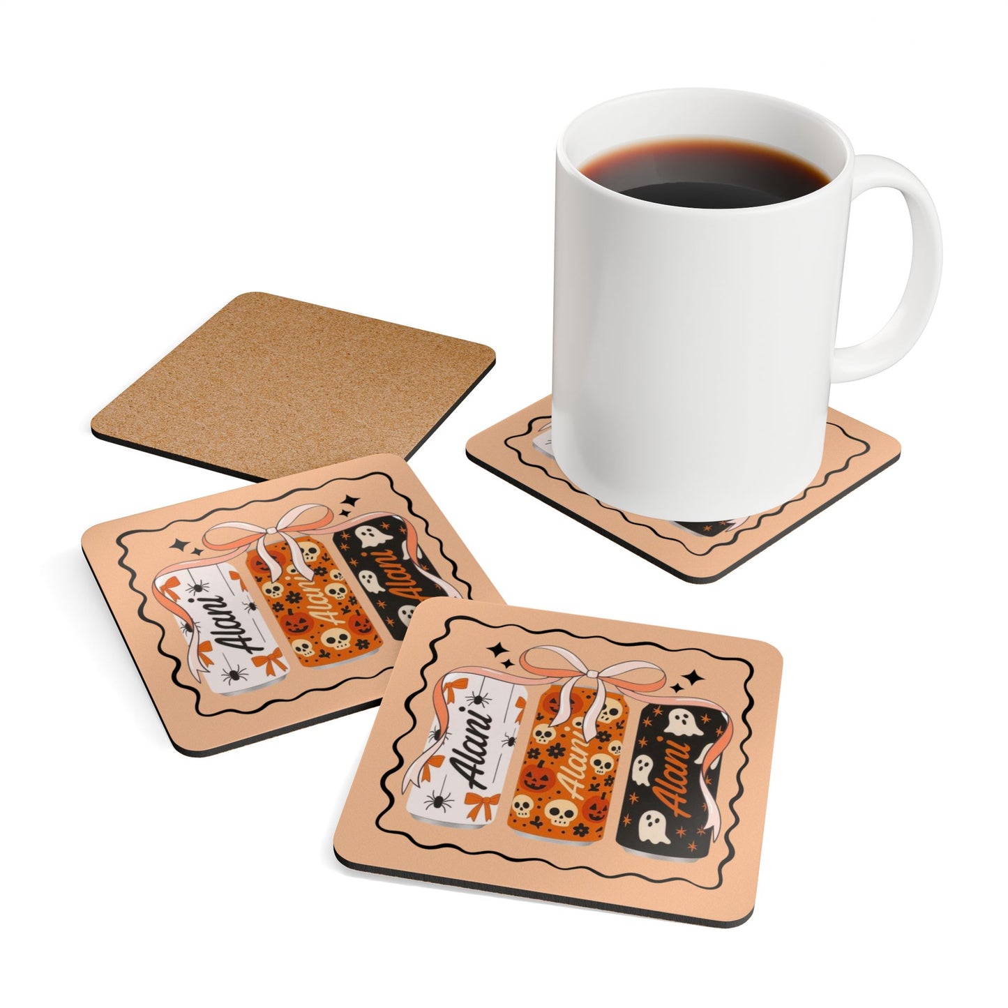 Corkwood Coaster Set