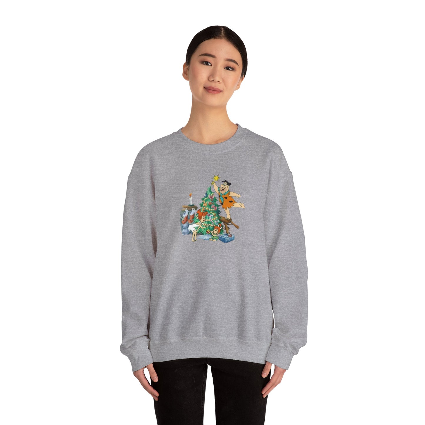 Flinstones Christmas Unisex Heavy Blend™ Crewneck Sweatshirt