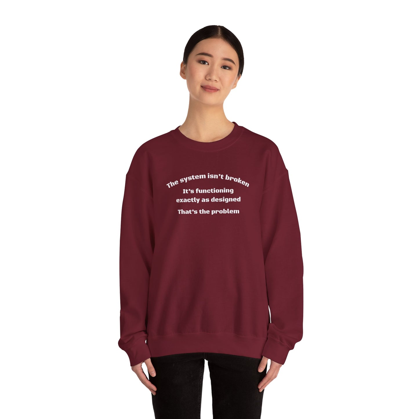 The System Unisex Heavy Blend™ Crewneck Sweatshirt