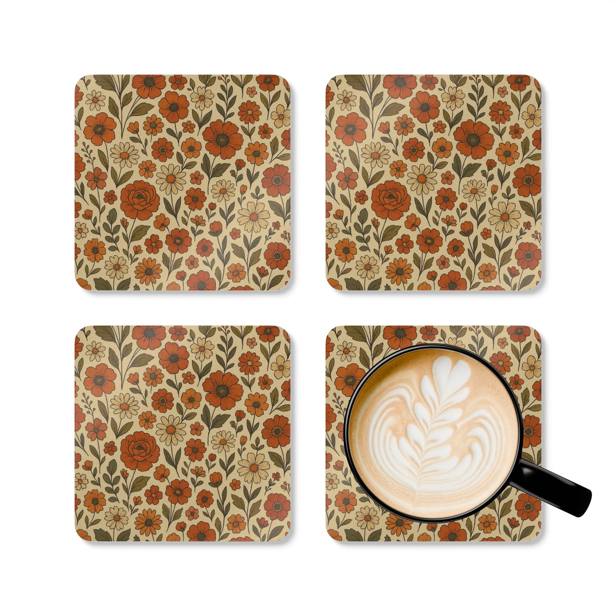 Corkwood Coaster Set