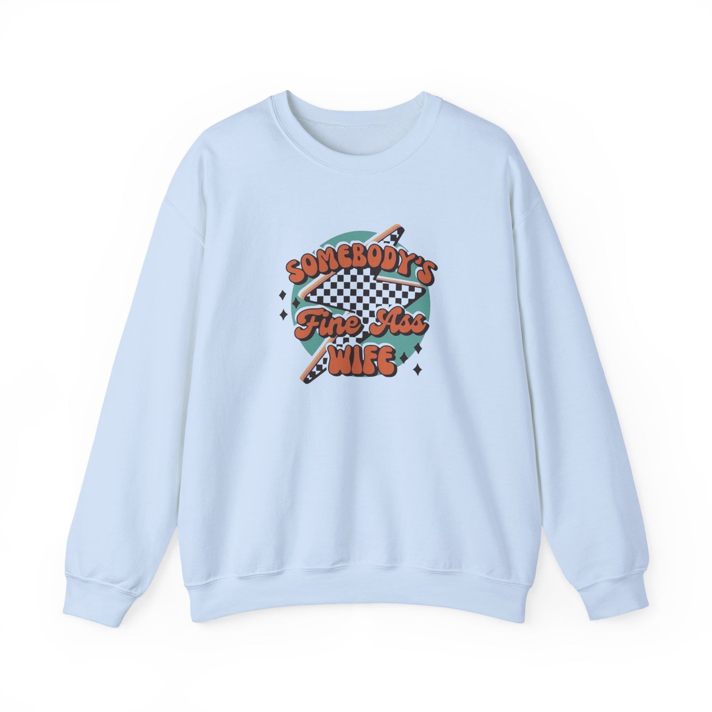 Somebody's Fine A** Wife Heavy Blend™ Crewneck Sweatshirt
