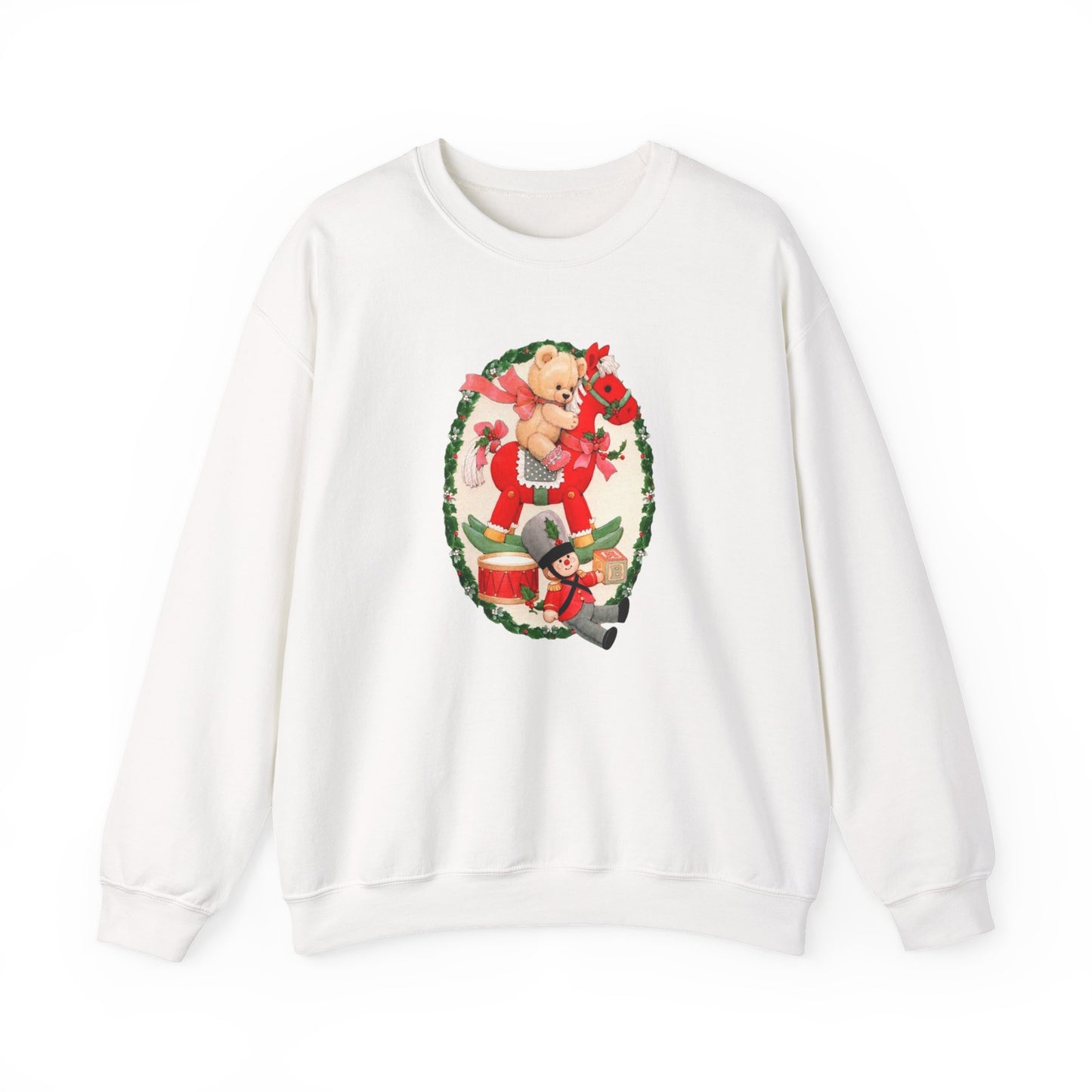 Vintage Christmas Toys Unisex Heavy Blend™ Crewneck Sweatshirt