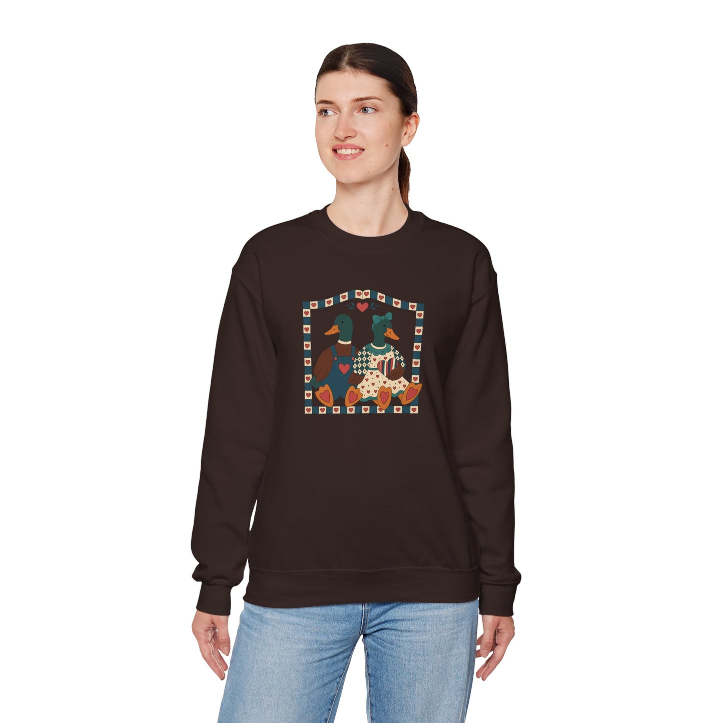 Vintage Geese Unisex Heavy Blend™ Crewneck Sweatshirt