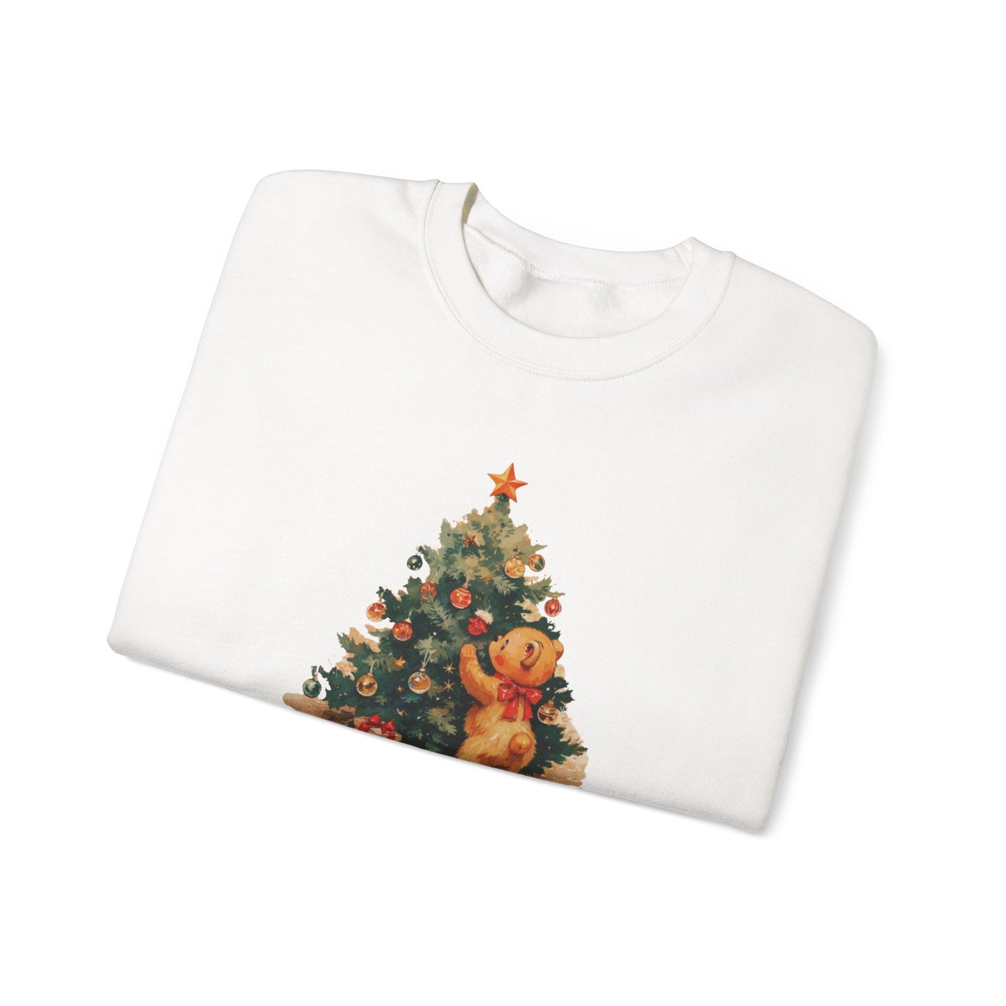 Vintage Christmas Heavy Blend™ Crewneck Sweatshirt