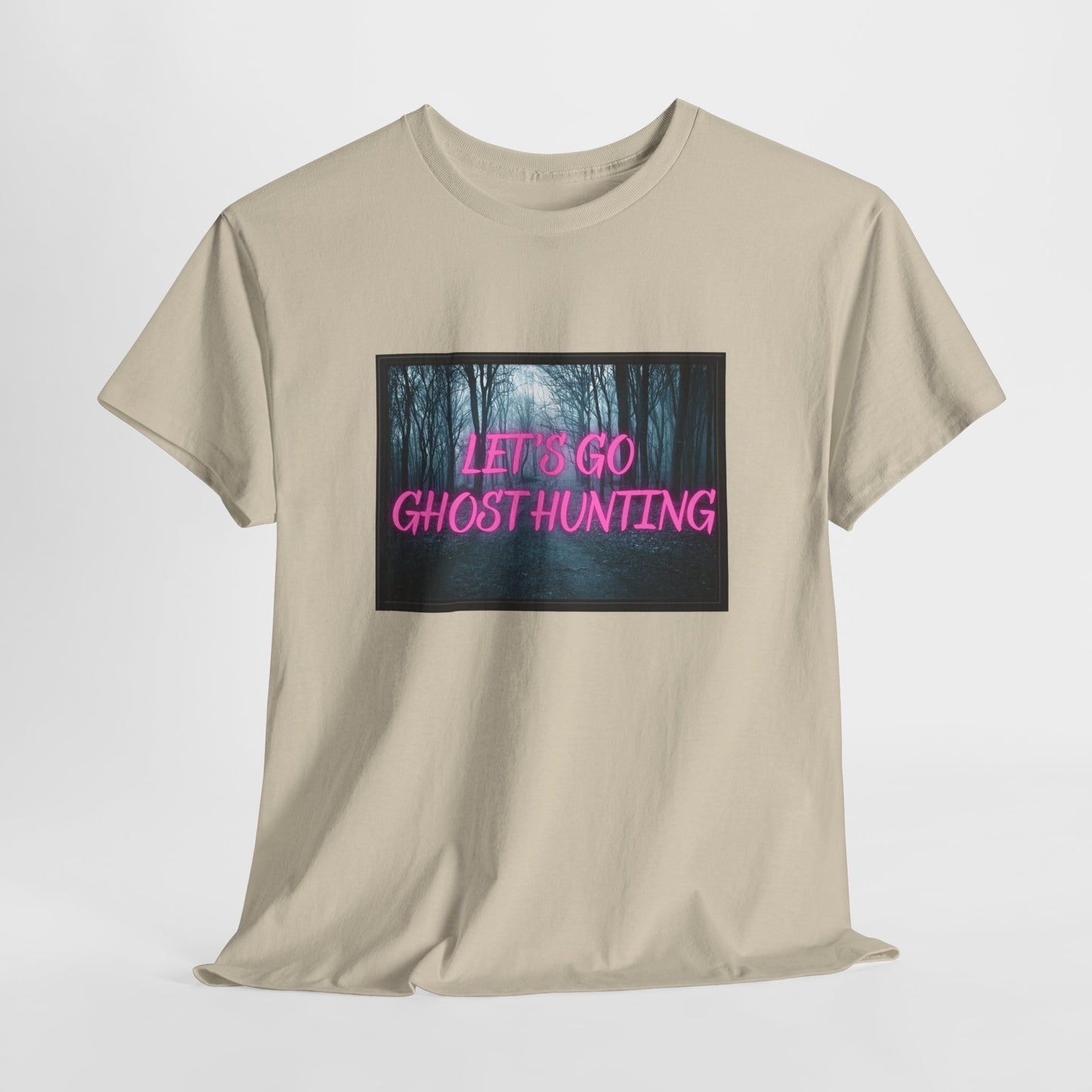 Let's Go Ghost Hunting Unisex Heavy Cotton Tee
