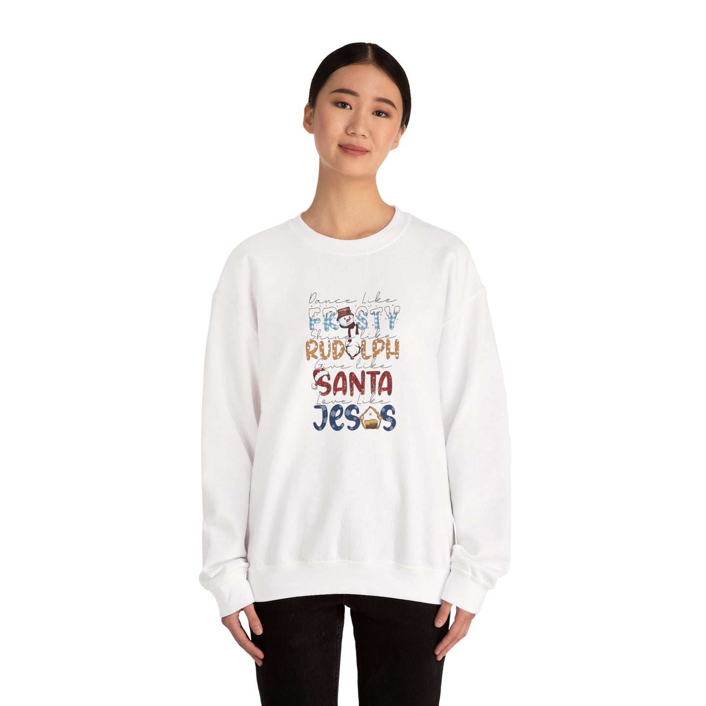 Dance Like Frosty Unisex Heavy Blend™ Crewneck Sweatshirt