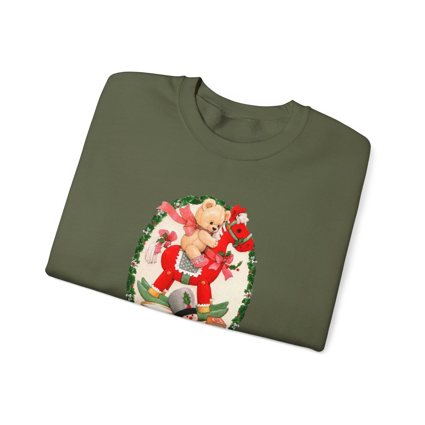 Vintage Christmas Toys Unisex Heavy Blend™ Crewneck Sweatshirt