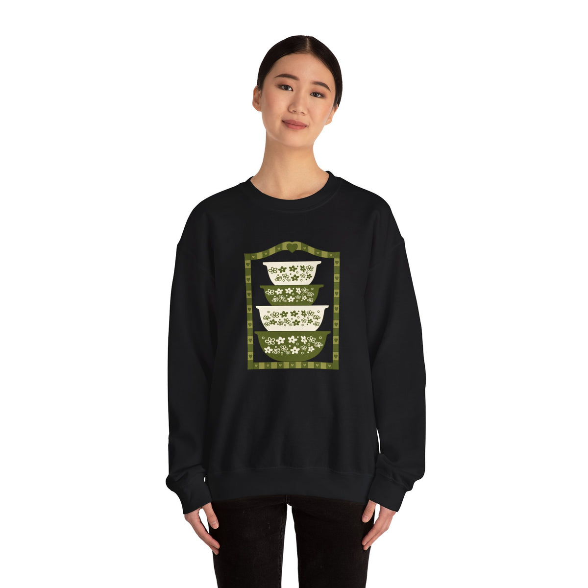 Vintage Dishware Unisex Heavy Blend™ Crewneck Sweatshirt