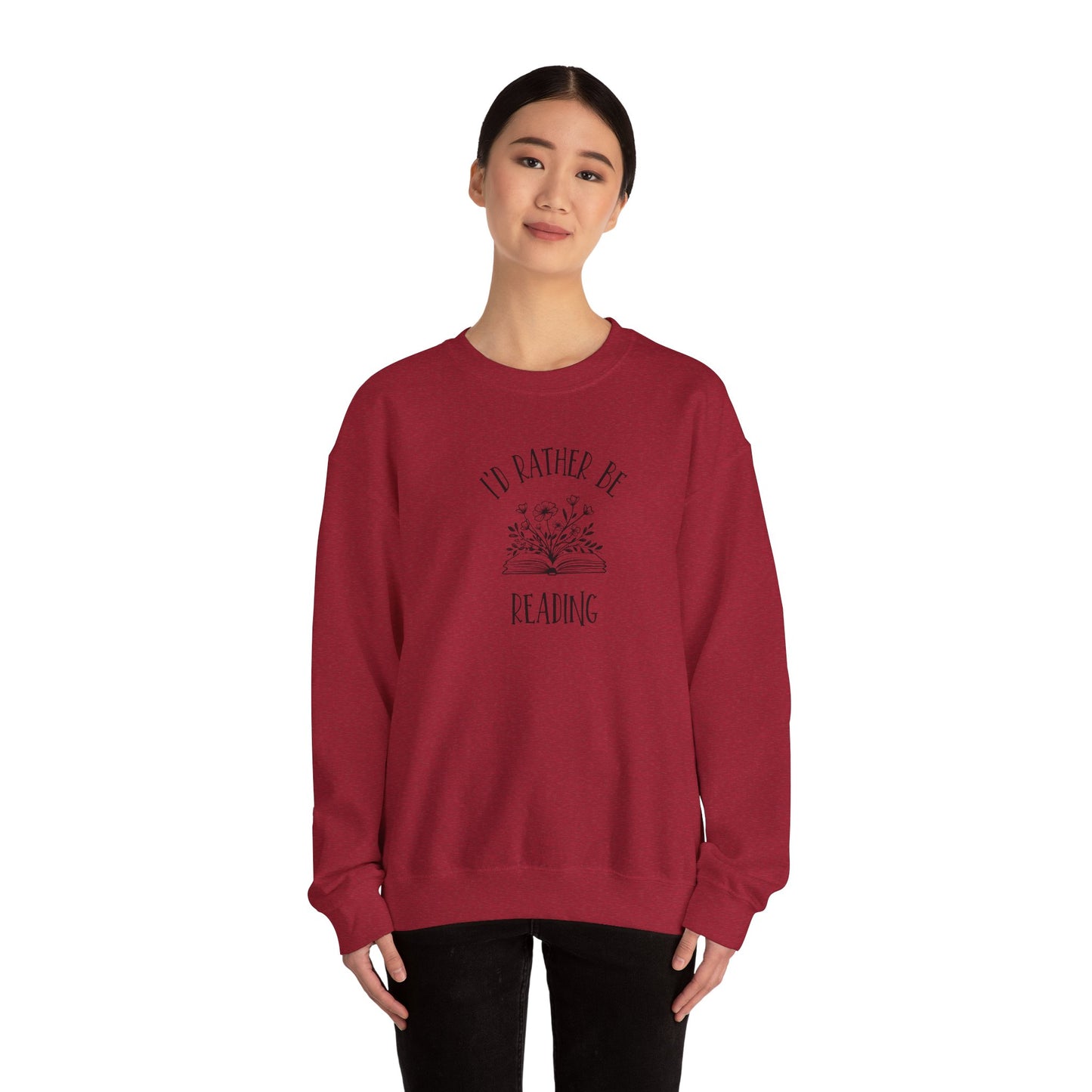 I'd Rather Be Reading Heavy Blend™ Crewneck Sweatshirt