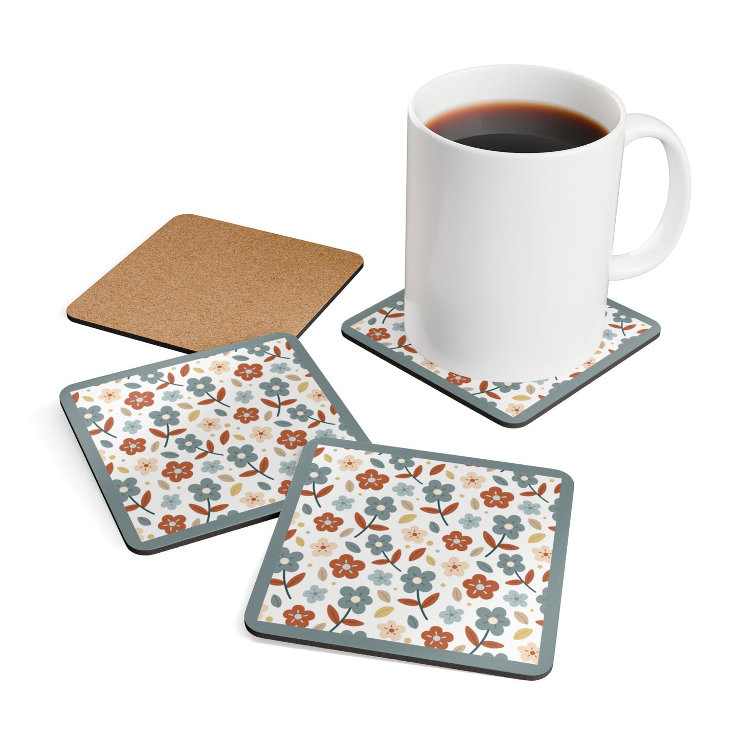 Corkwood Coaster Set