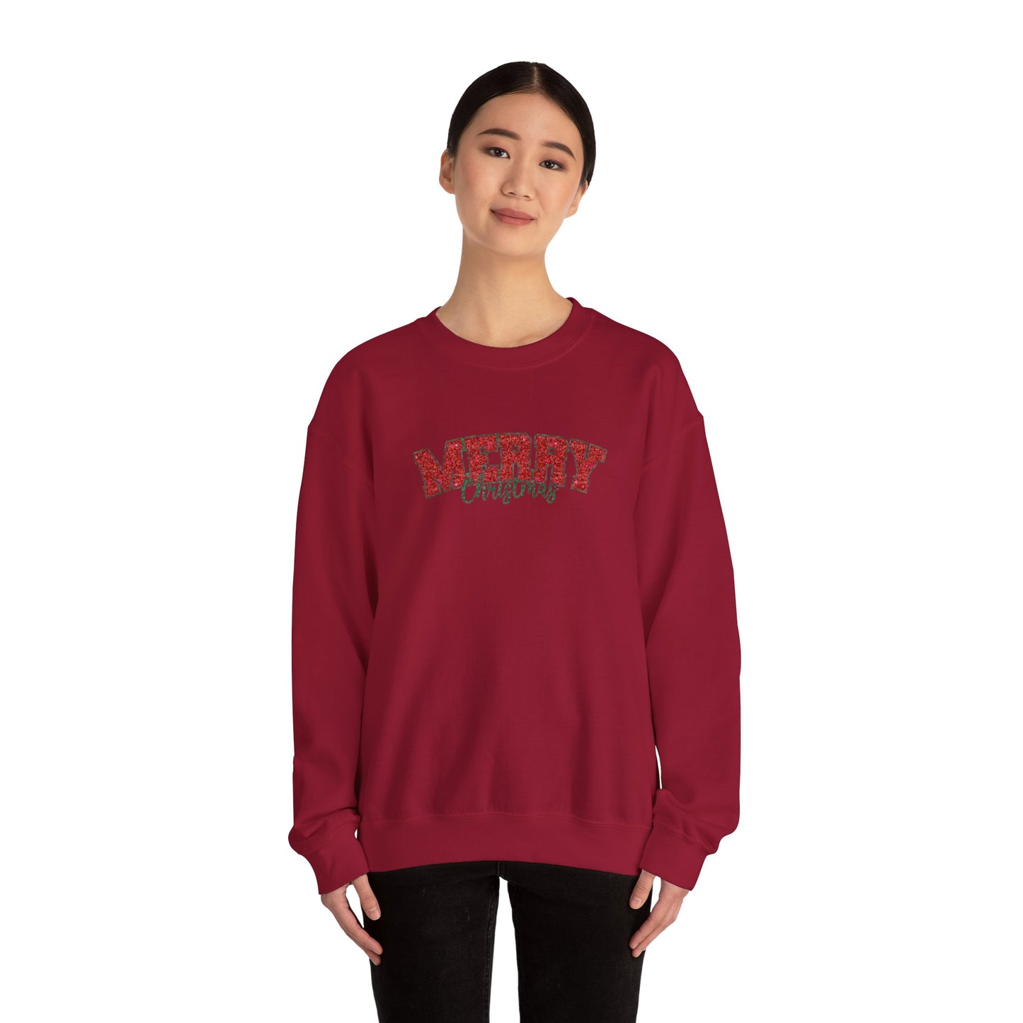 Merry Christmas Heavy Blend™ Crewneck Sweatshirt