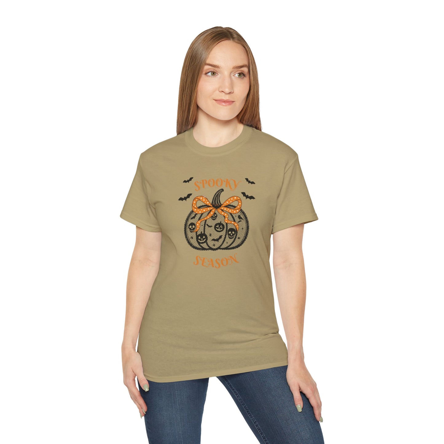 Spooky Season-Laced Pumpkin Unisex Ultra Cotton Tee
