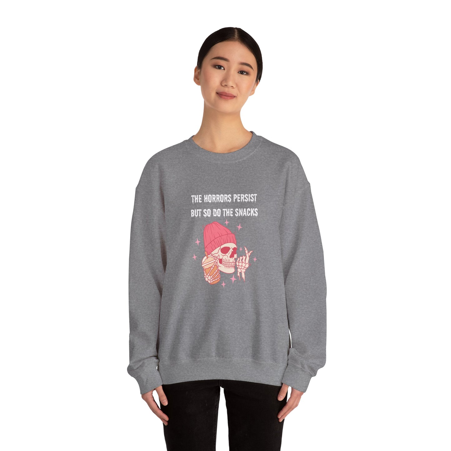 Horrors Persist Unisex Heavy Blend™ Crewneck Sweatshirt