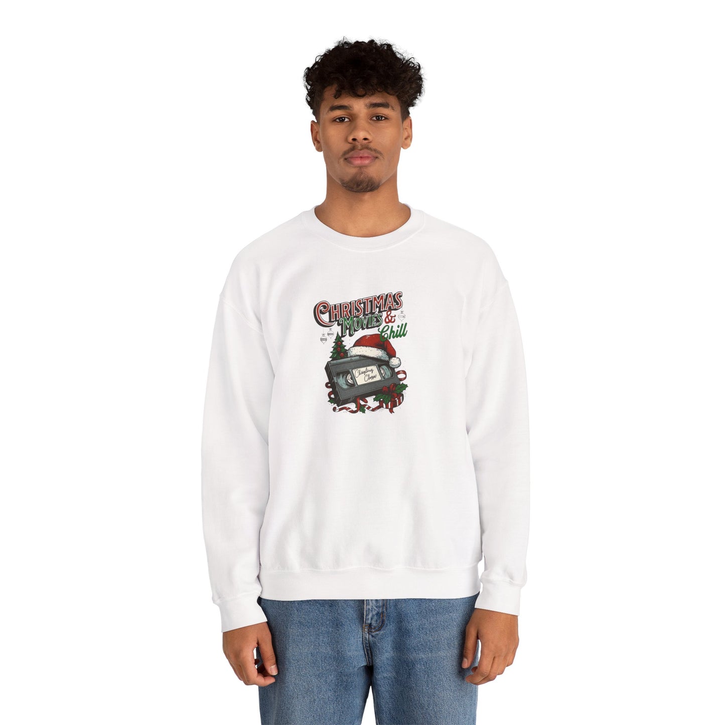 Christmas Movies & Chill Heavy Blend™ Crewneck Sweatshirt