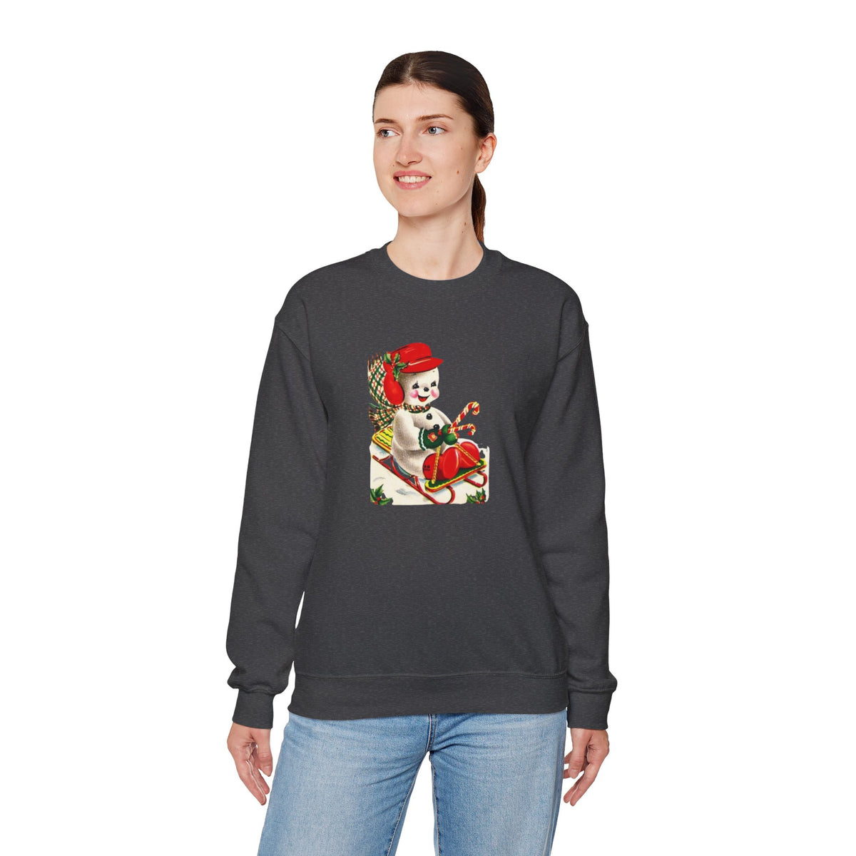 Vintage Christmas Unisex Heavy Blend™ Crewneck Sweatshirt