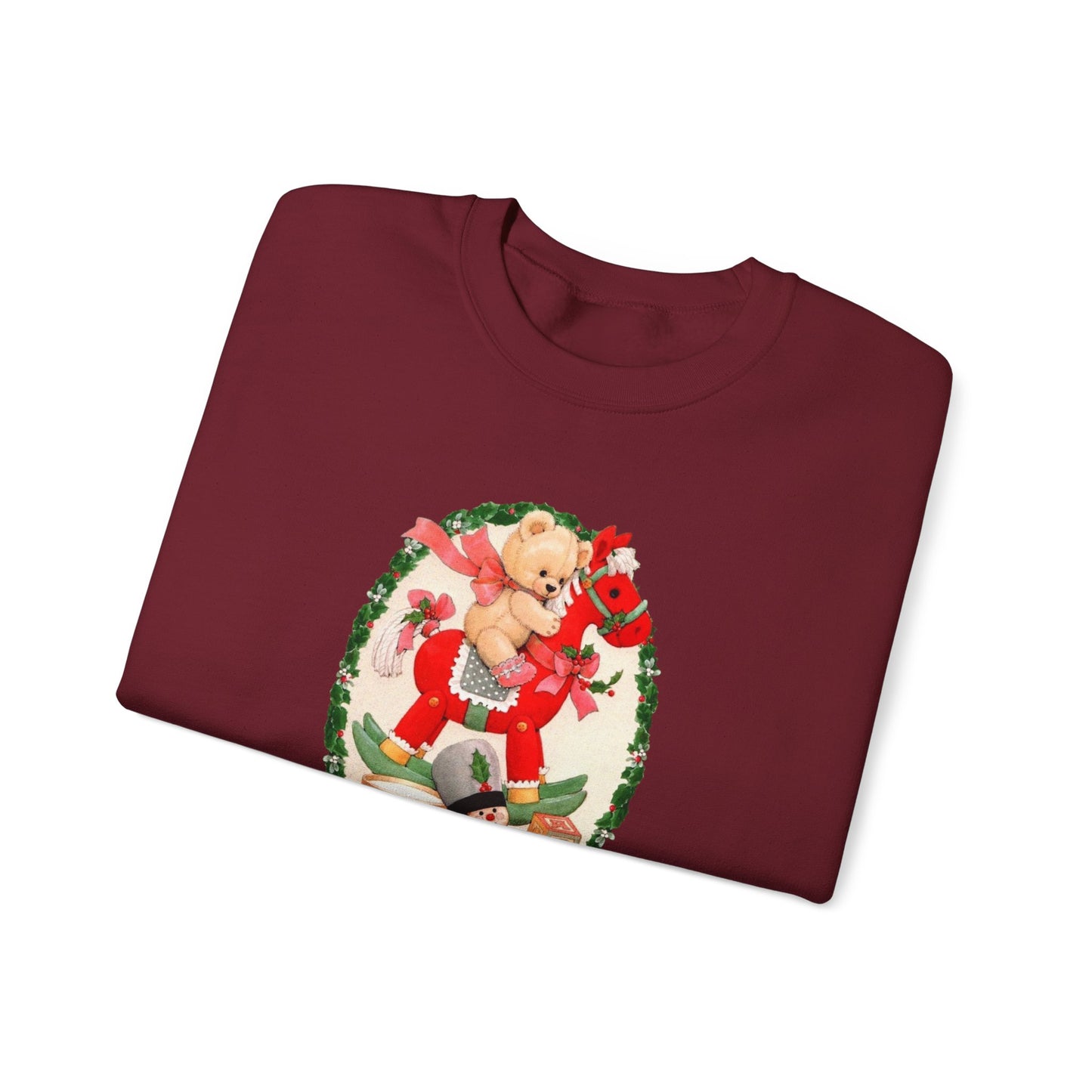 Vintage Christmas Toys Unisex Heavy Blend™ Crewneck Sweatshirt