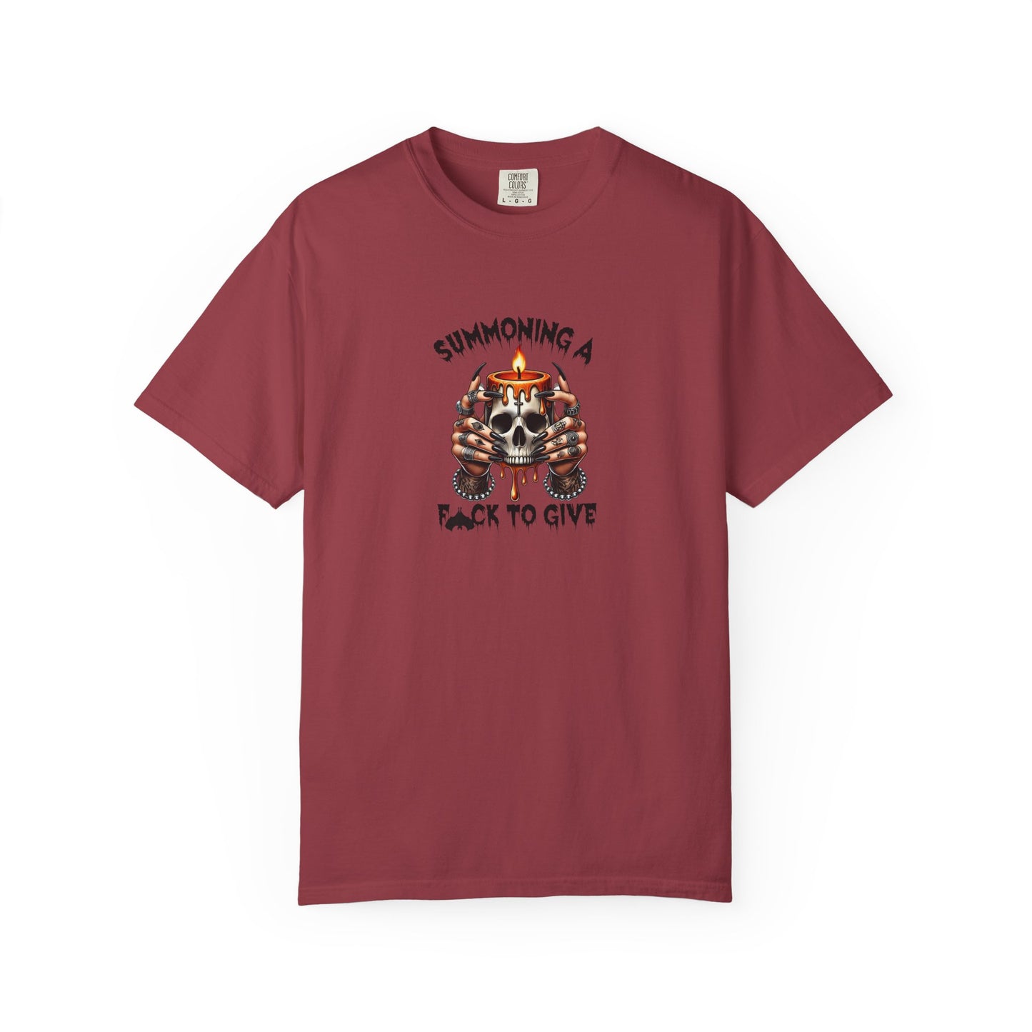 Summoning a F To Give Unisex Garment-Dyed T-shirt