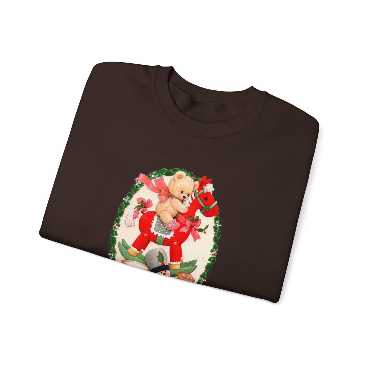 Vintage Christmas Toys Unisex Heavy Blend™ Crewneck Sweatshirt
