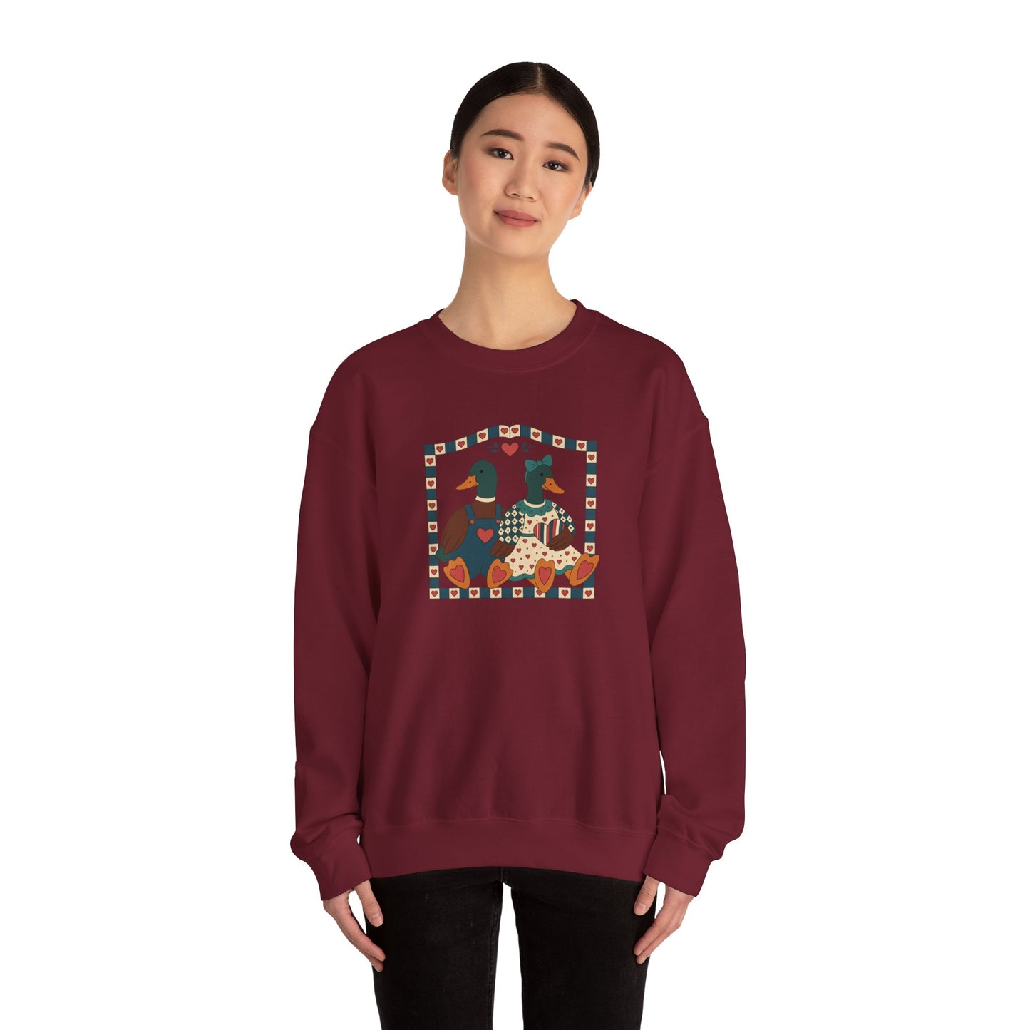 Vintage Geese Unisex Heavy Blend™ Crewneck Sweatshirt