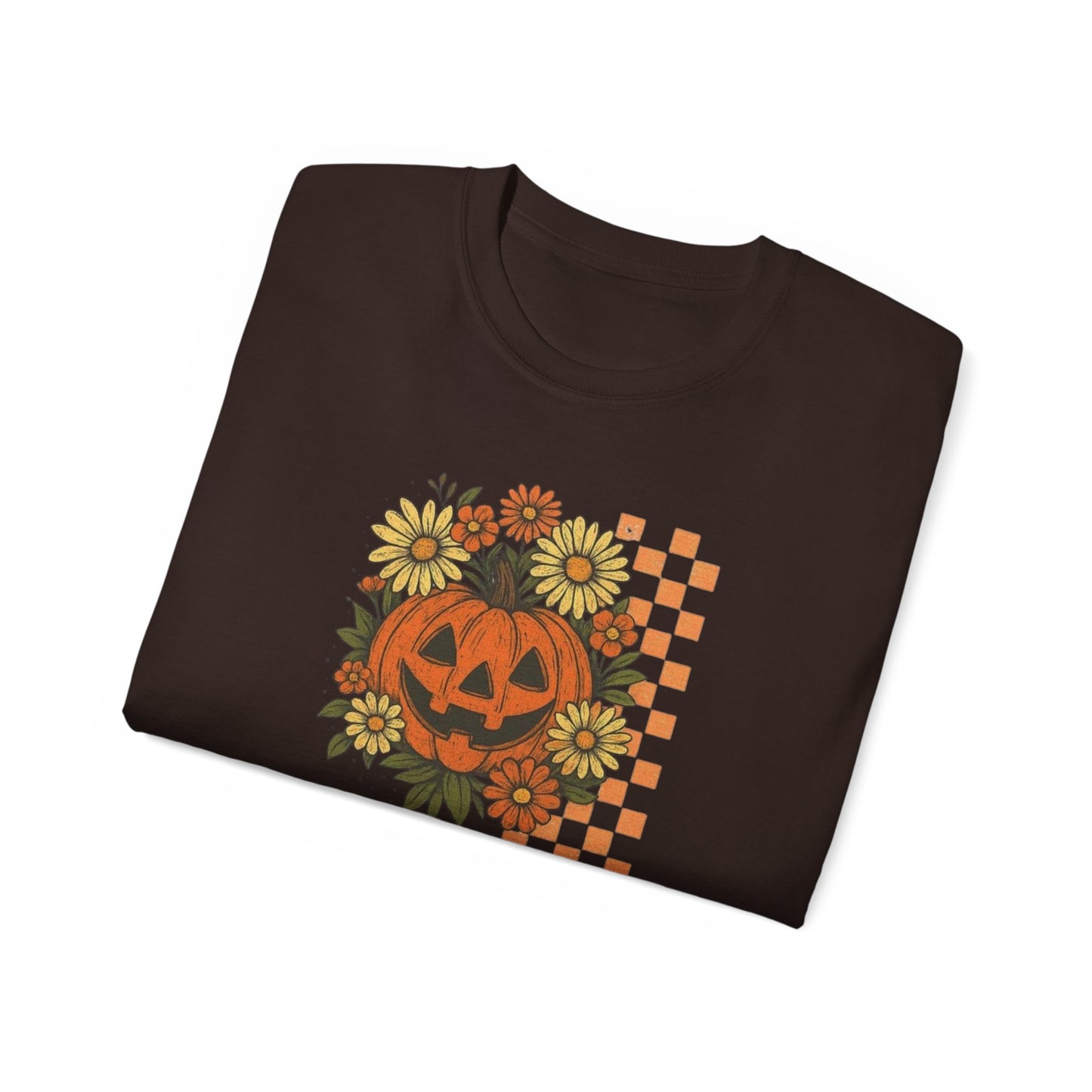 Checkered Jack O' Lantern Ultra Cotton Tee