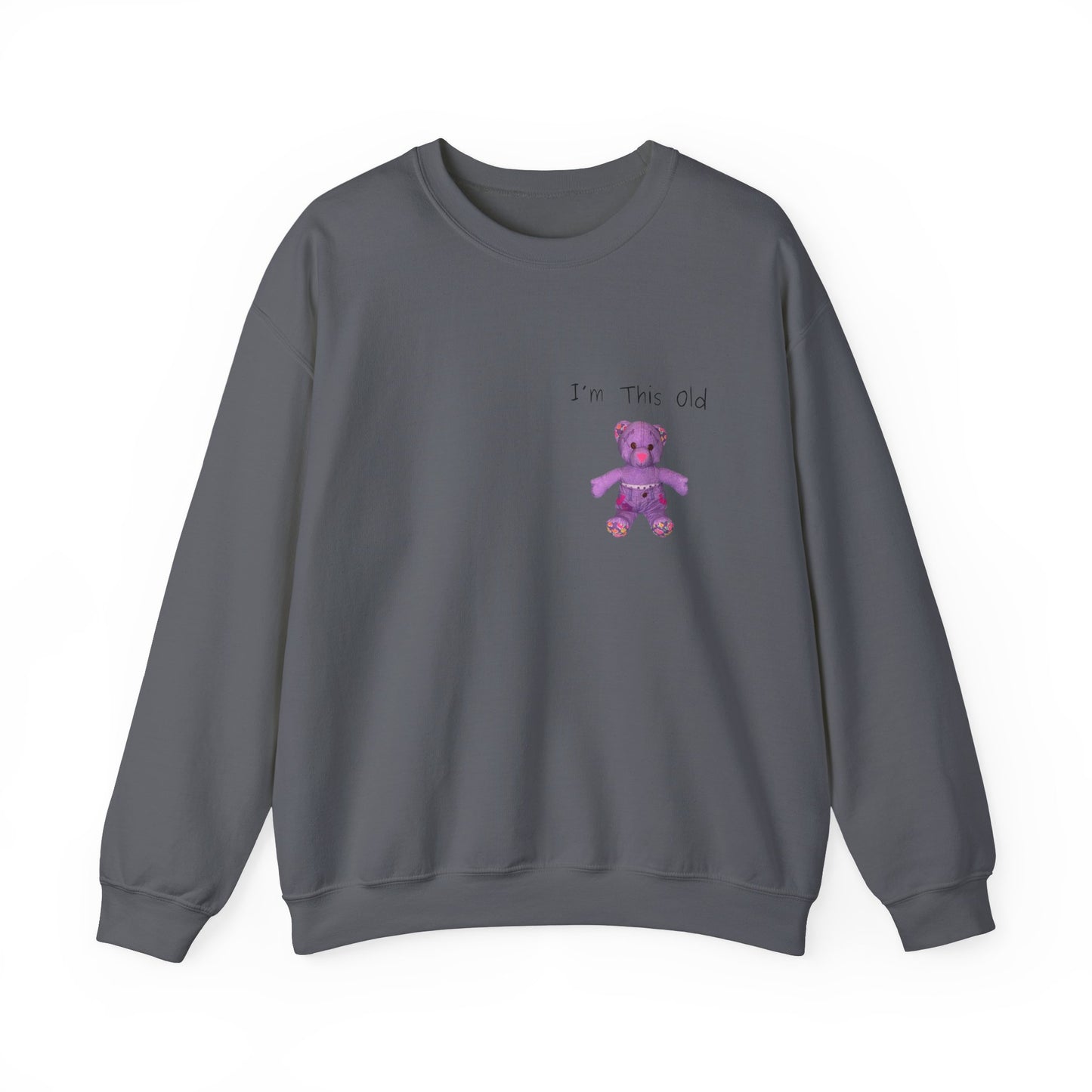 Im This Old 90s doodlebear Unisex Heavy Blend™ Crewneck Sweatshirt