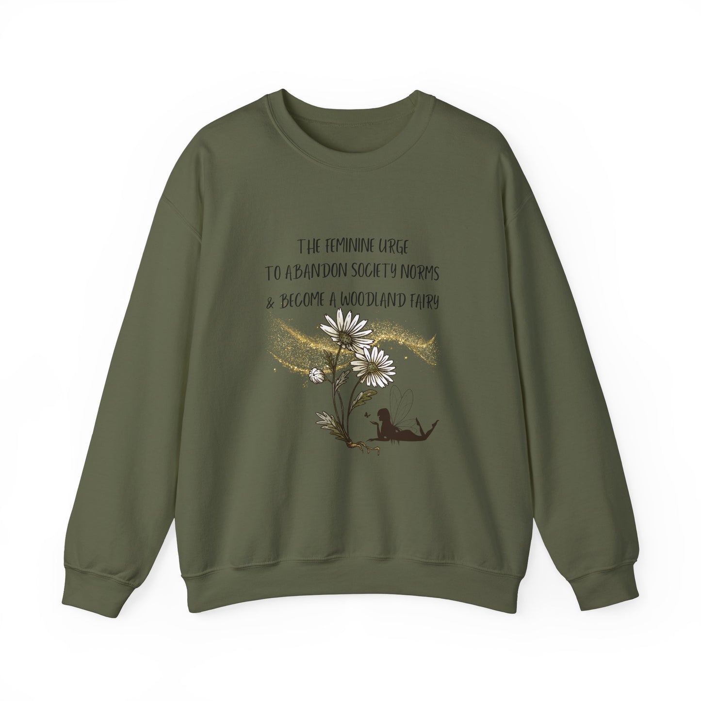 Woodland Fairy Unisex Heavy Blend™ Crewneck Sweatshirt