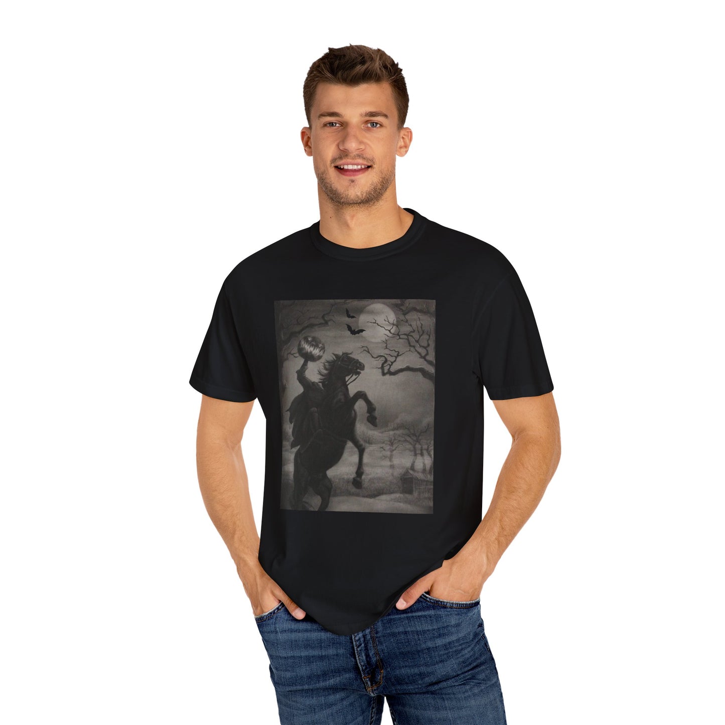 Headless Horseman Unisex Garment-Dyed T-shirt