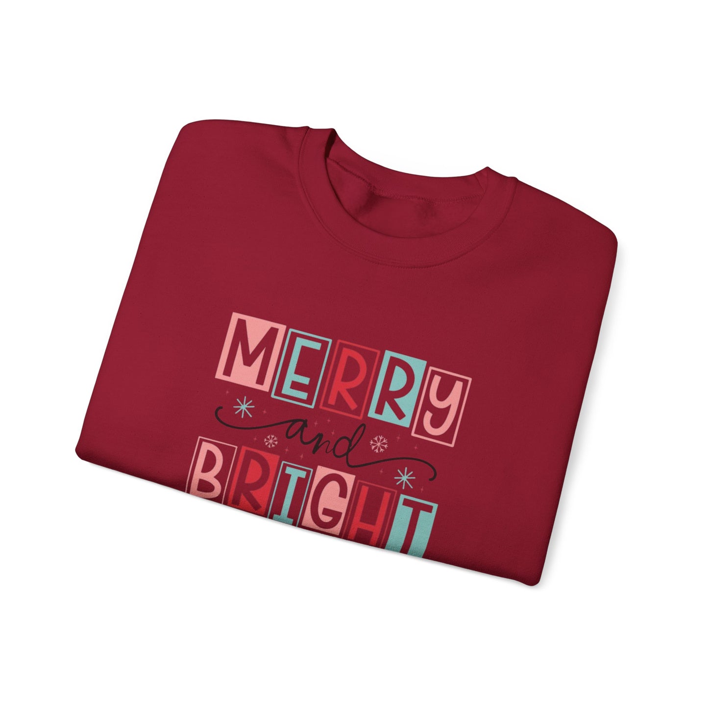 Merry & Bright Unisex Heavy Blend™ Crewneck Sweatshirt