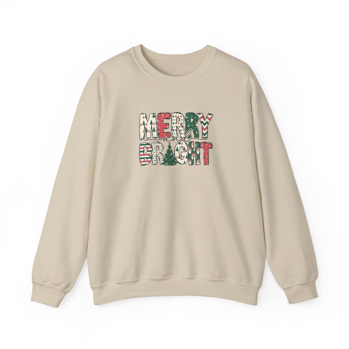 Merry & Bright Unisex Heavy Blend™ Crewneck Sweatshirt