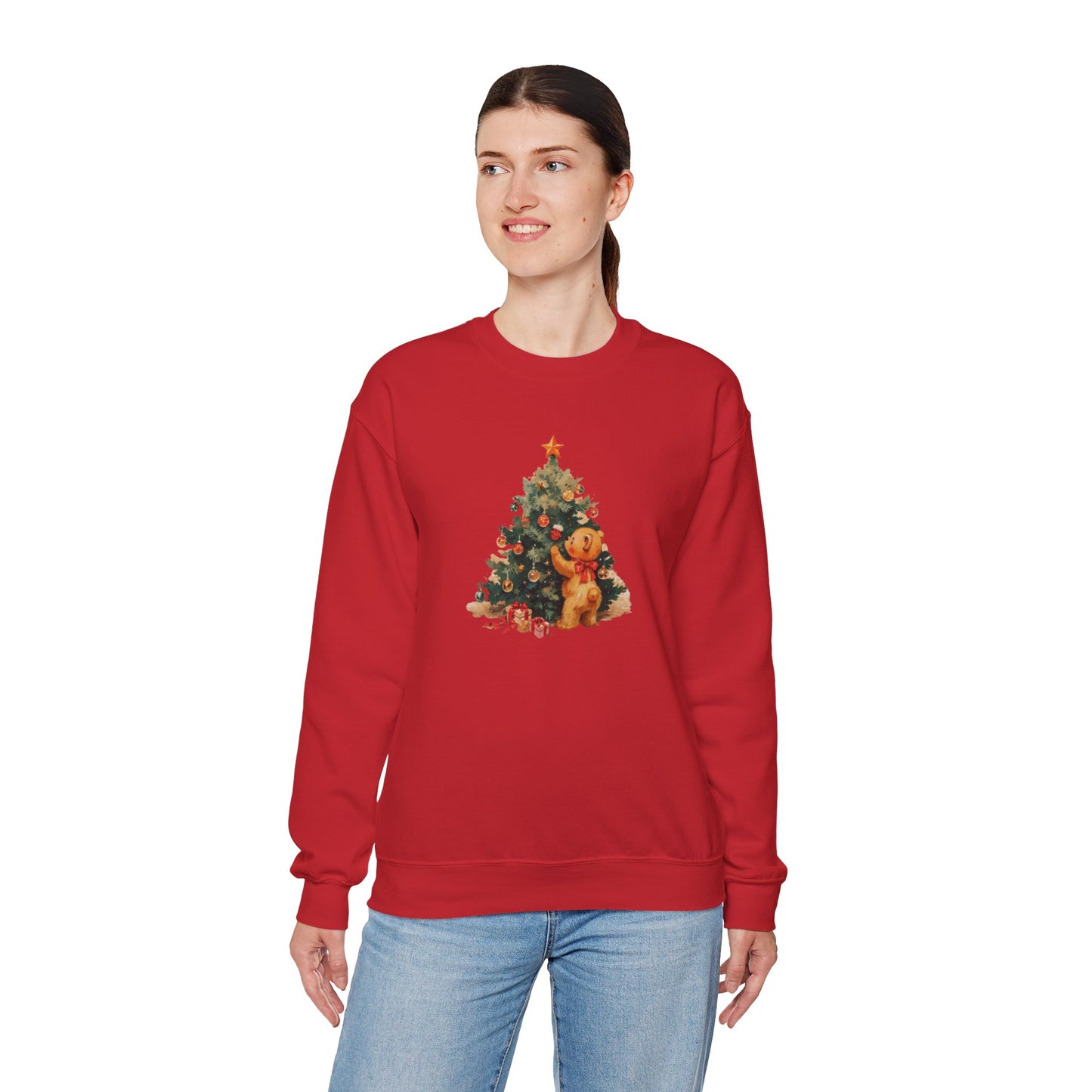 Vintage Christmas Heavy Blend™ Crewneck Sweatshirt