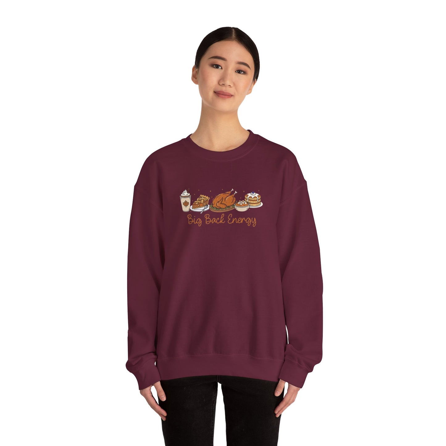 Big Back Energy Unisex Heavy Blend™ Crewneck Sweatshirt