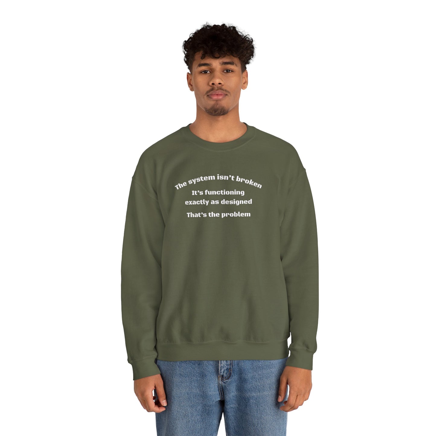 The System Unisex Heavy Blend™ Crewneck Sweatshirt