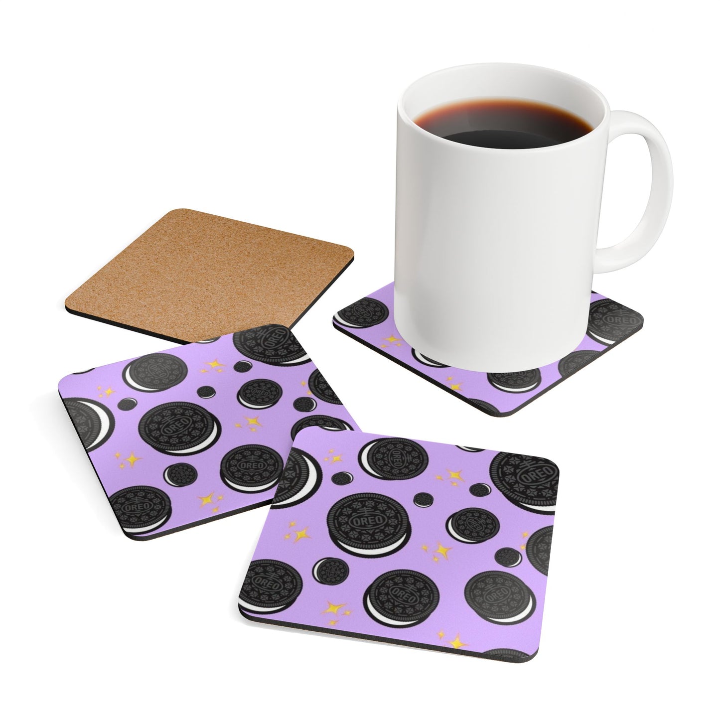 Corkwood Coaster Set