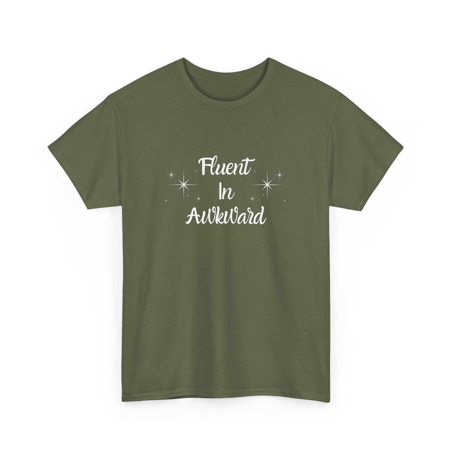 Fluent in Awkward Unisex Heavy Cotton Tee