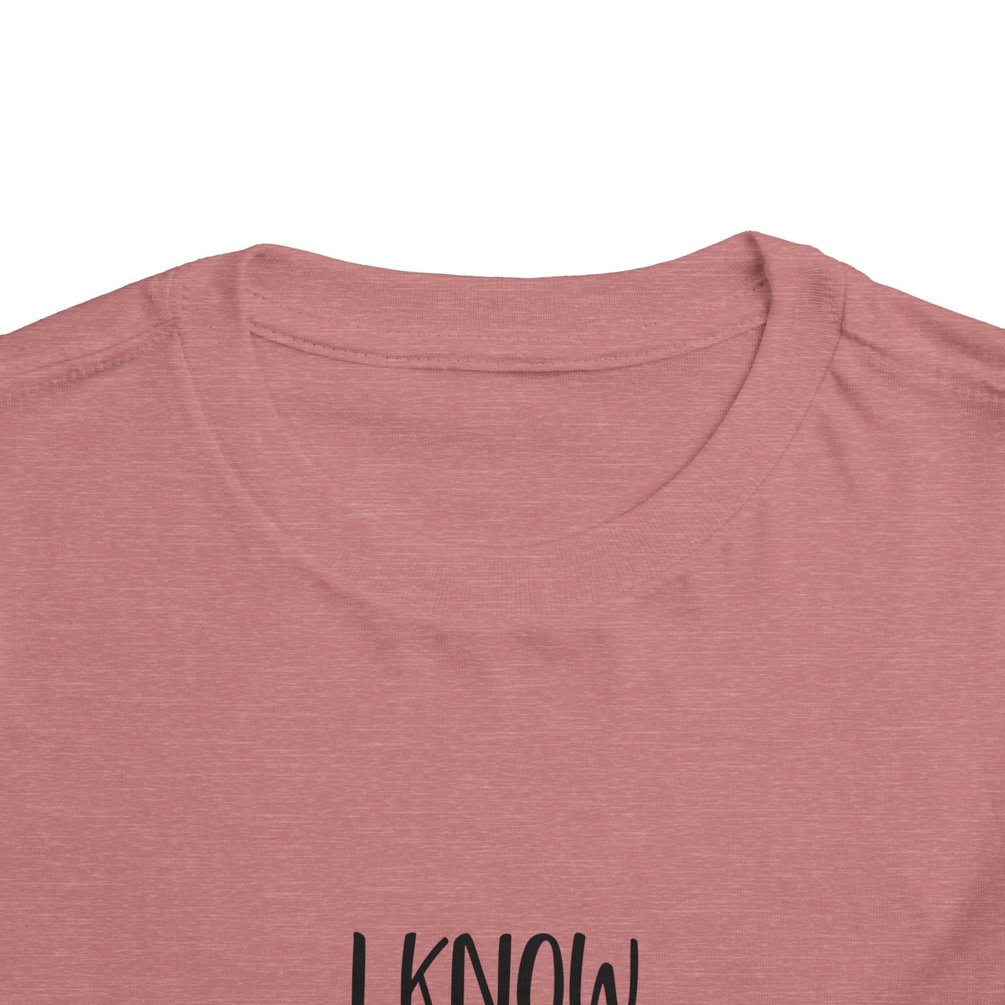 I Know, I Know Toddler Short Sleeve Tee