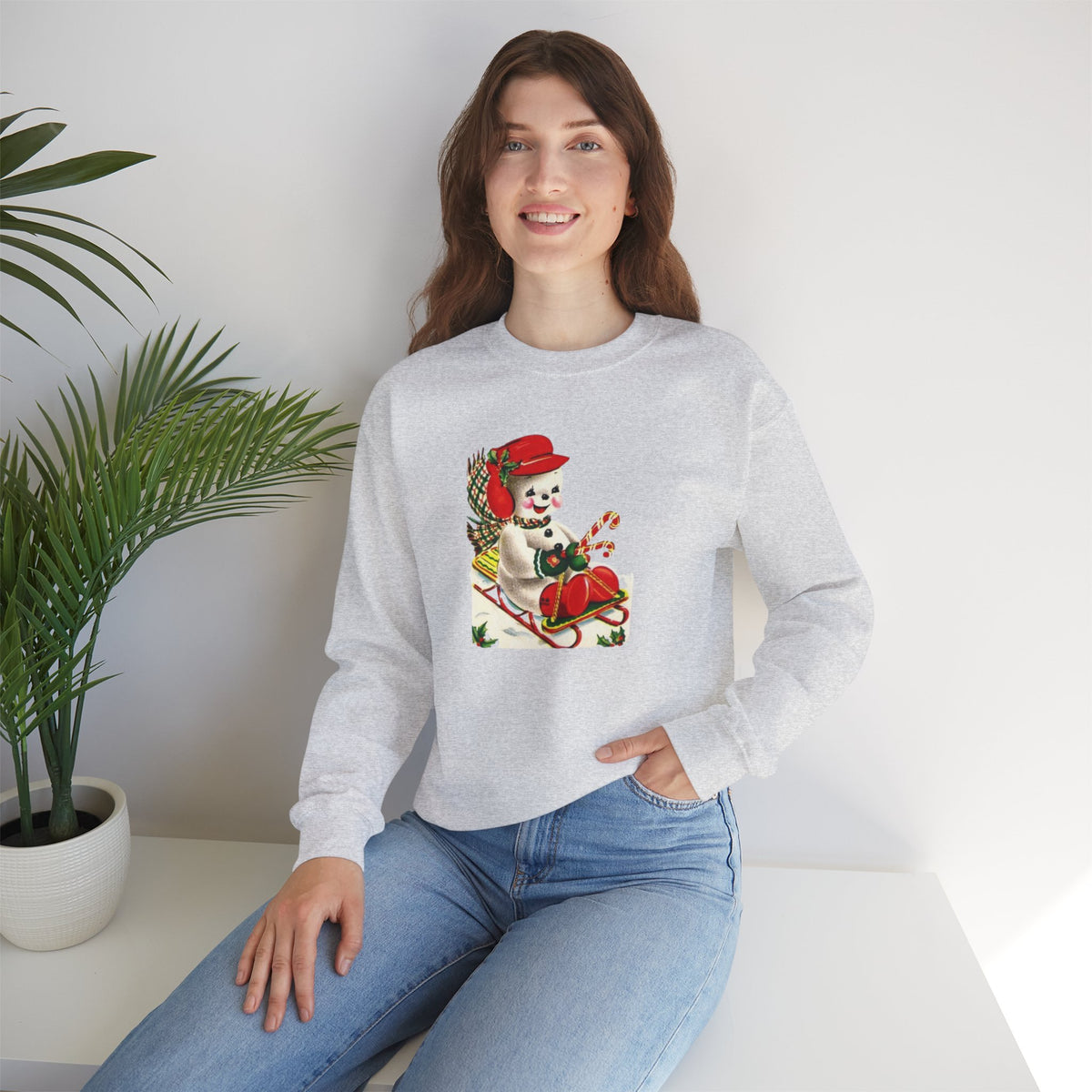 Vintage Christmas Unisex Heavy Blend™ Crewneck Sweatshirt