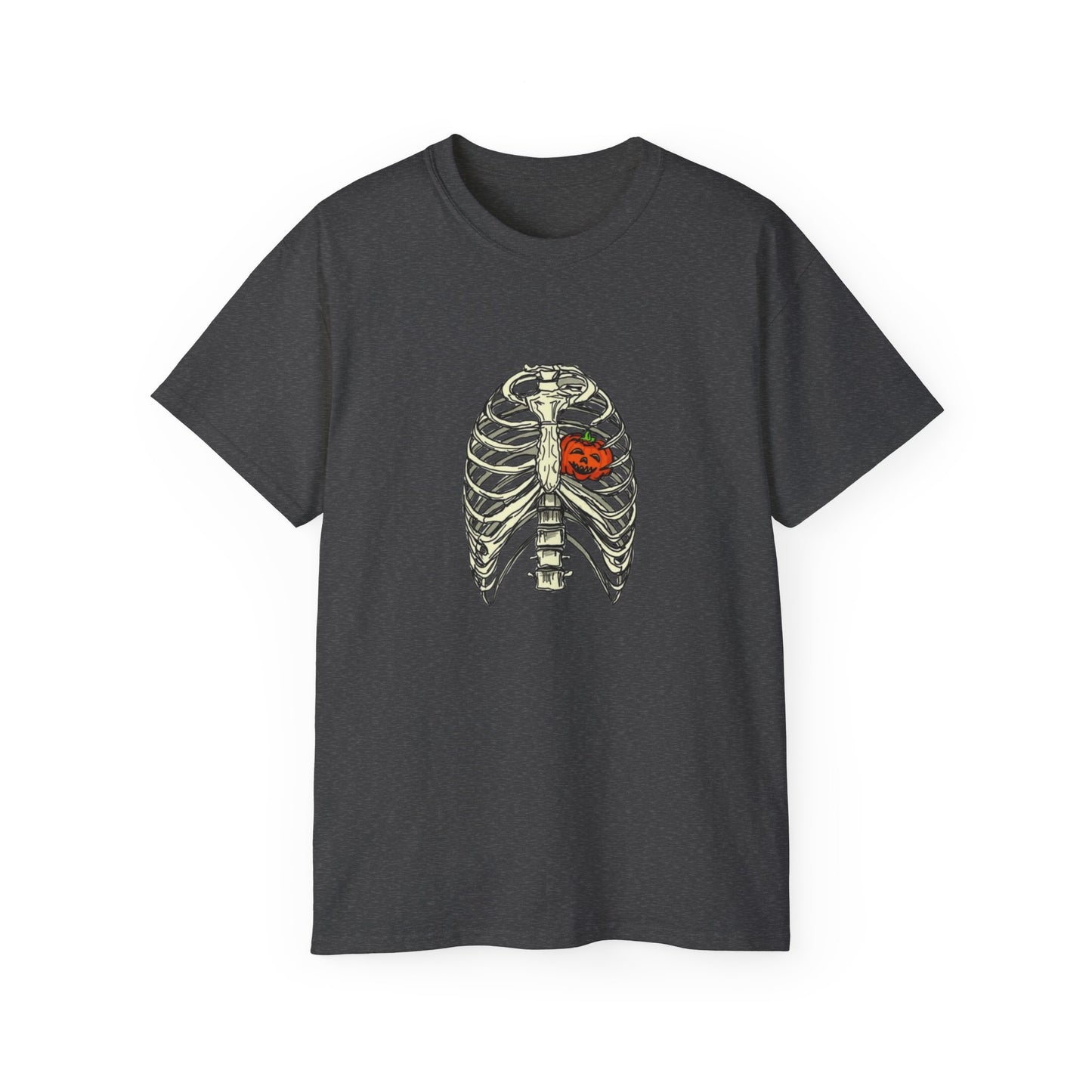 Pumpkin Rib Cage Unisex Ultra Cotton Tee