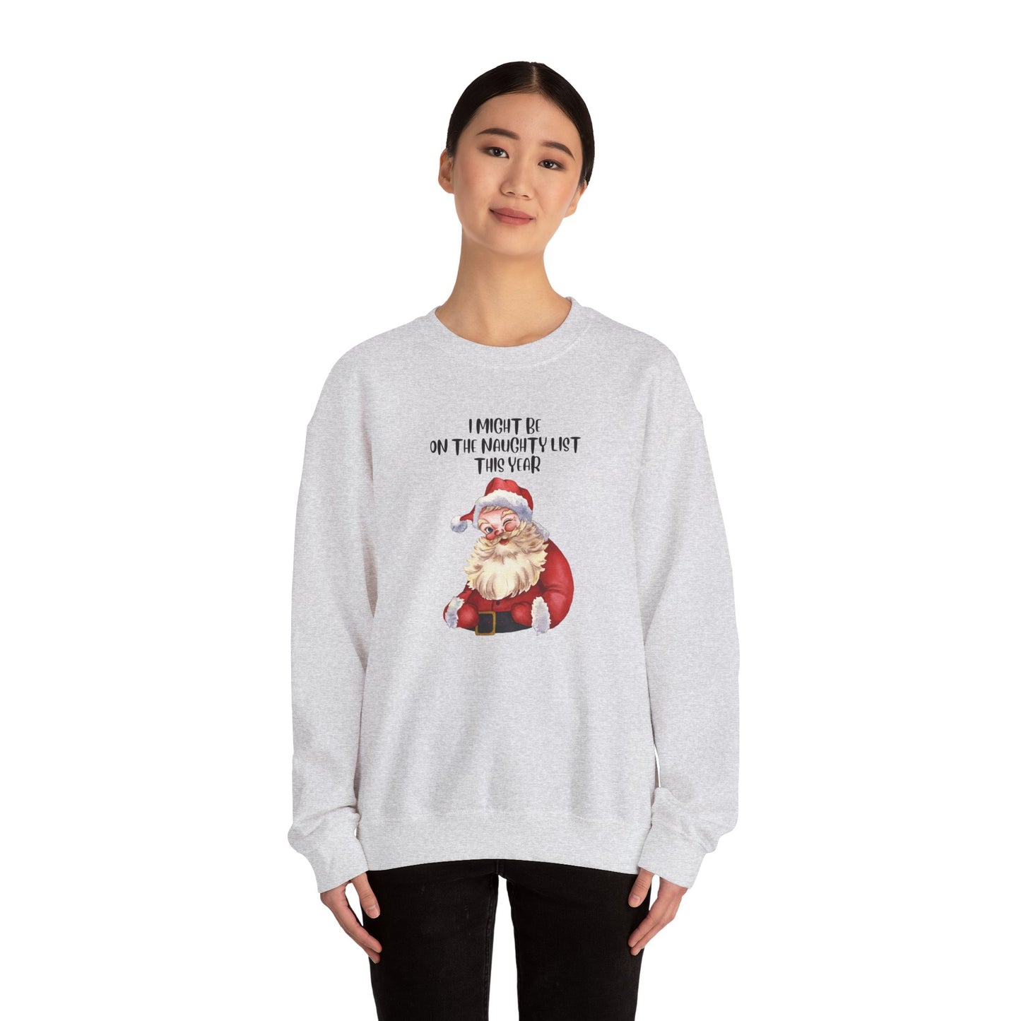 Naughty List This Year Unisex Heavy Blend™ Crewneck Sweatshirt