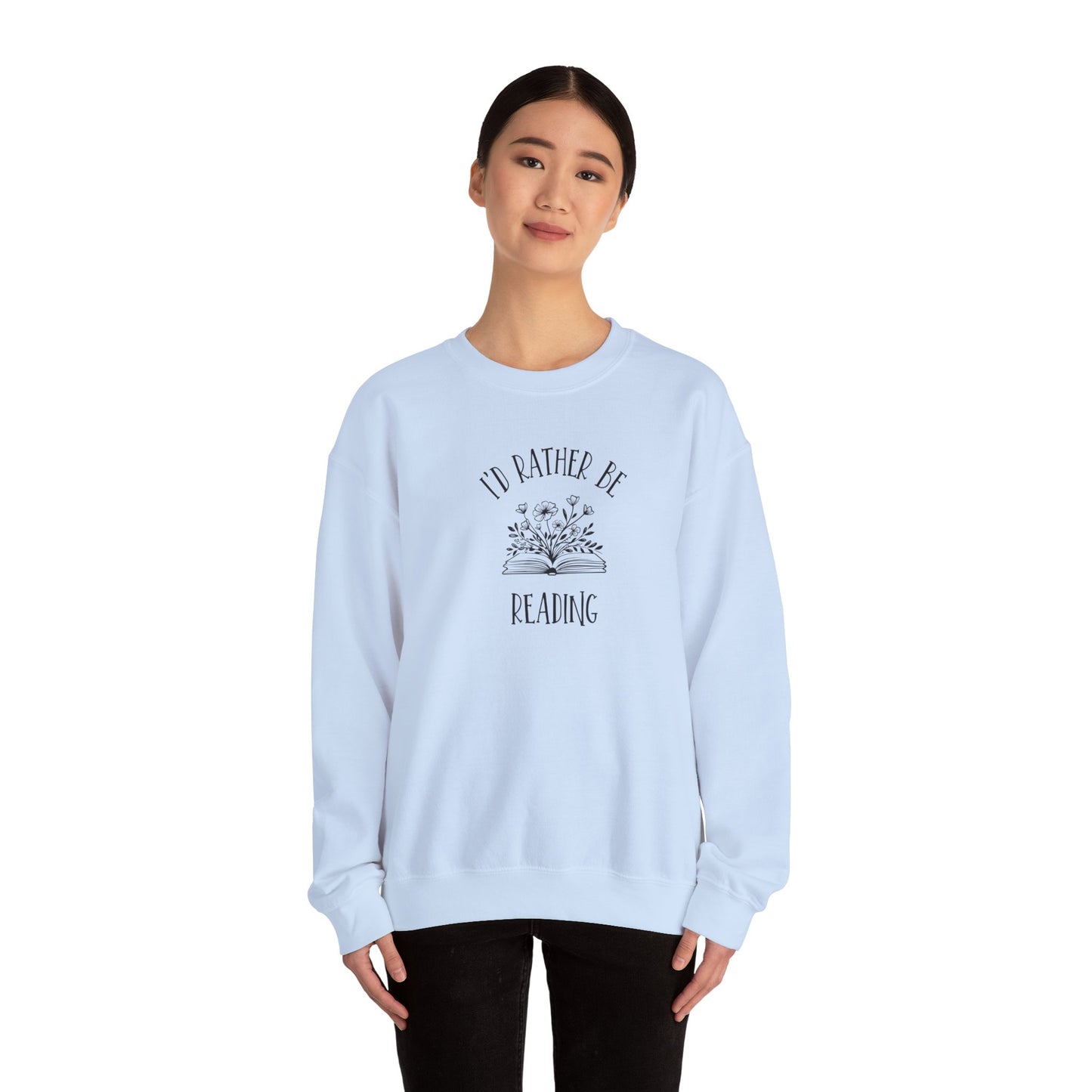 I'd Rather Be Reading Heavy Blend™ Crewneck Sweatshirt
