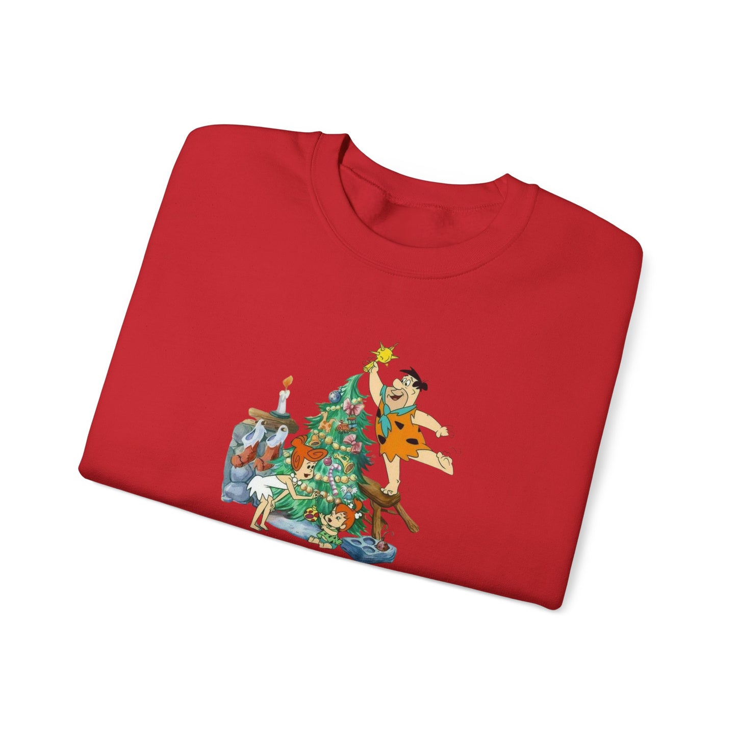 Flinstones Christmas Unisex Heavy Blend™ Crewneck Sweatshirt