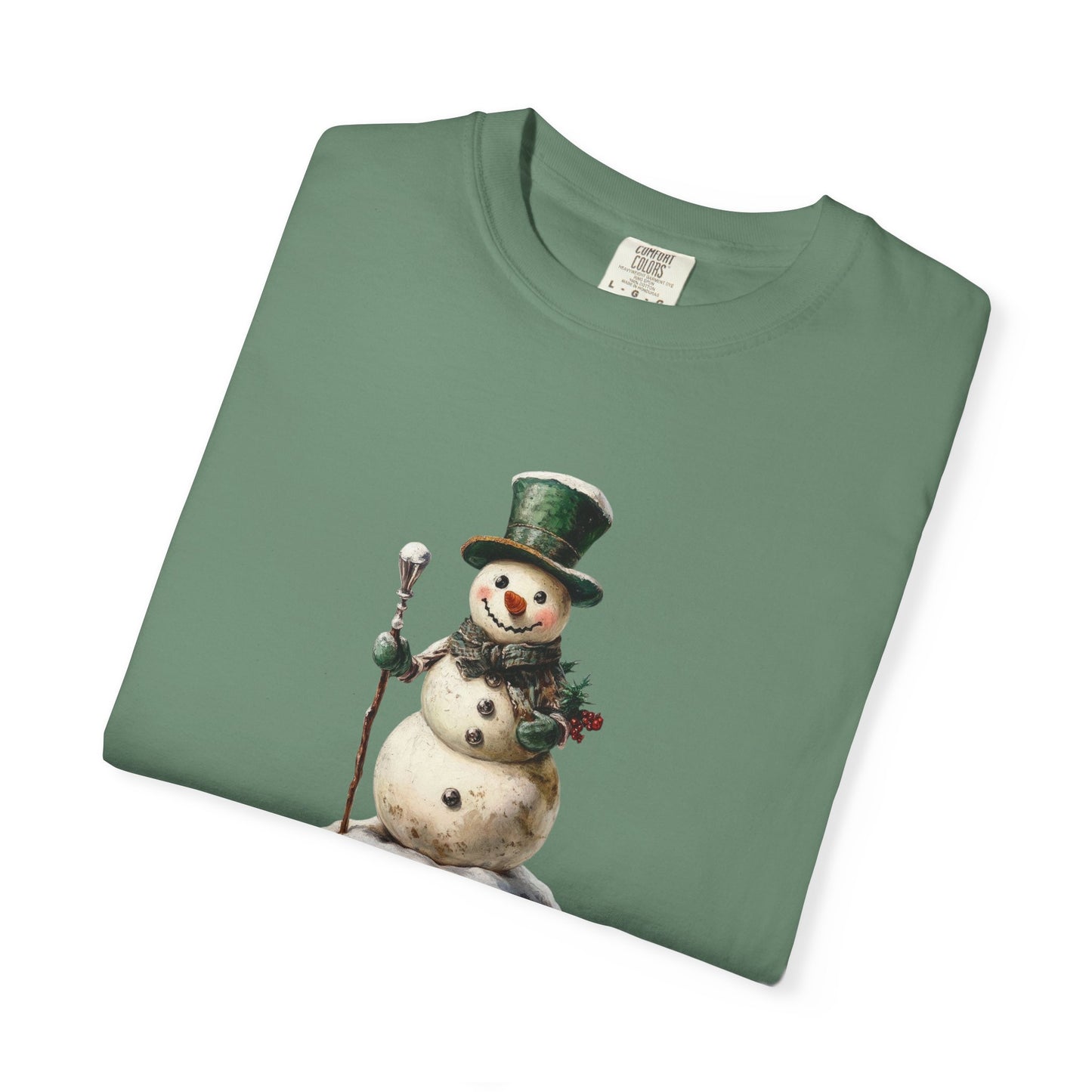 Snowman Unisex Garment-Dyed T-shirt