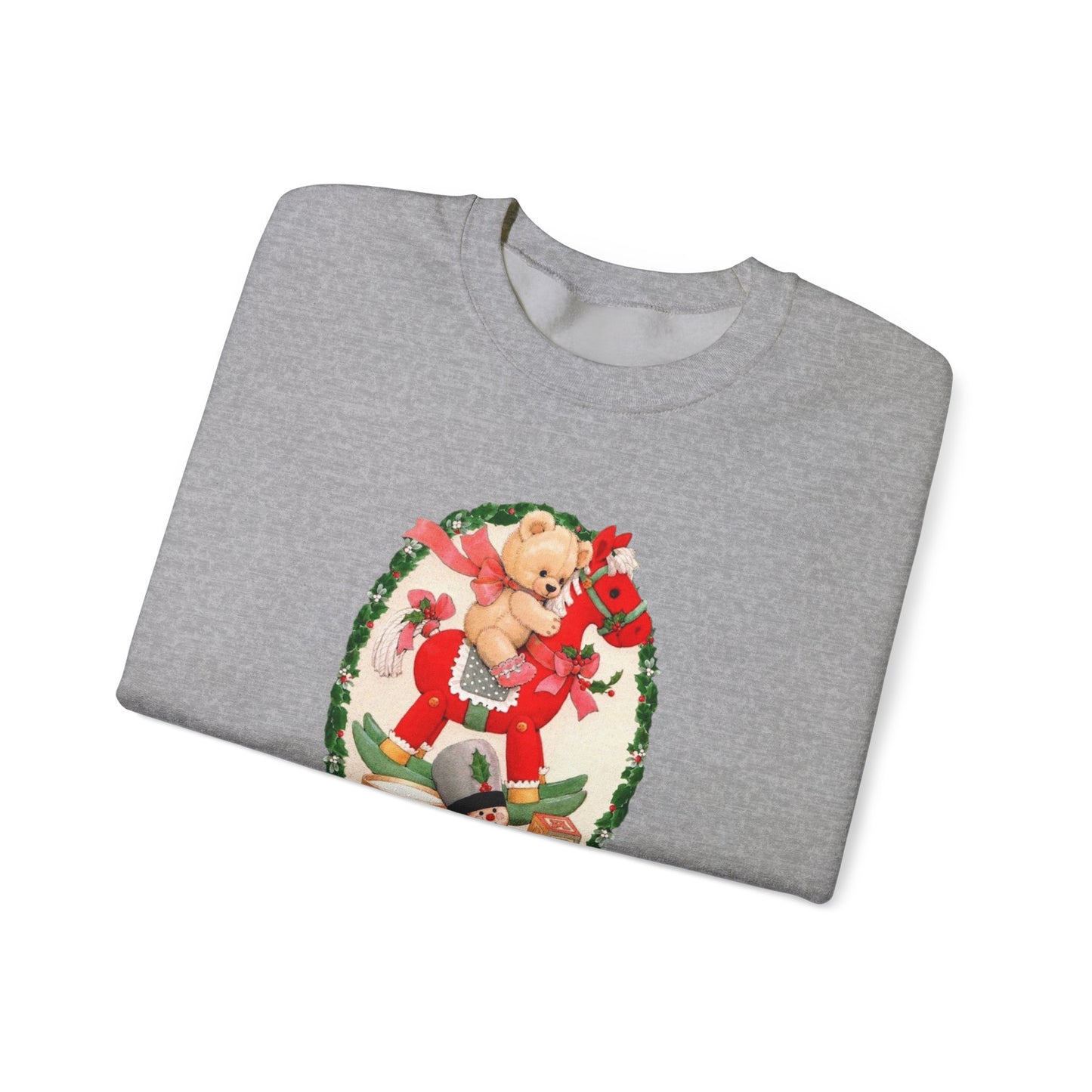 Vintage Christmas Toys Unisex Heavy Blend™ Crewneck Sweatshirt