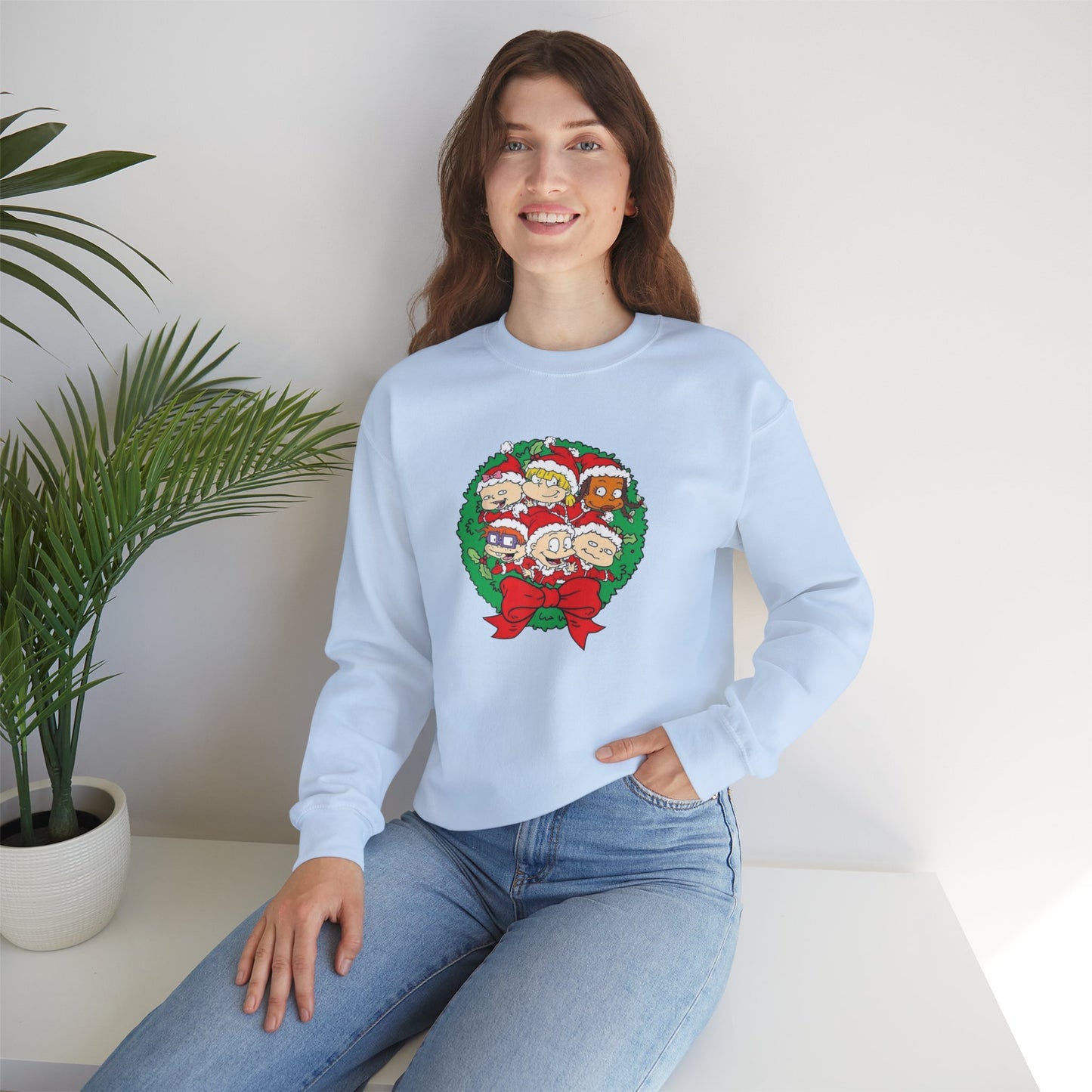 Rugrats Christmas Unisex Heavy Blend™ Crewneck Sweatshirt