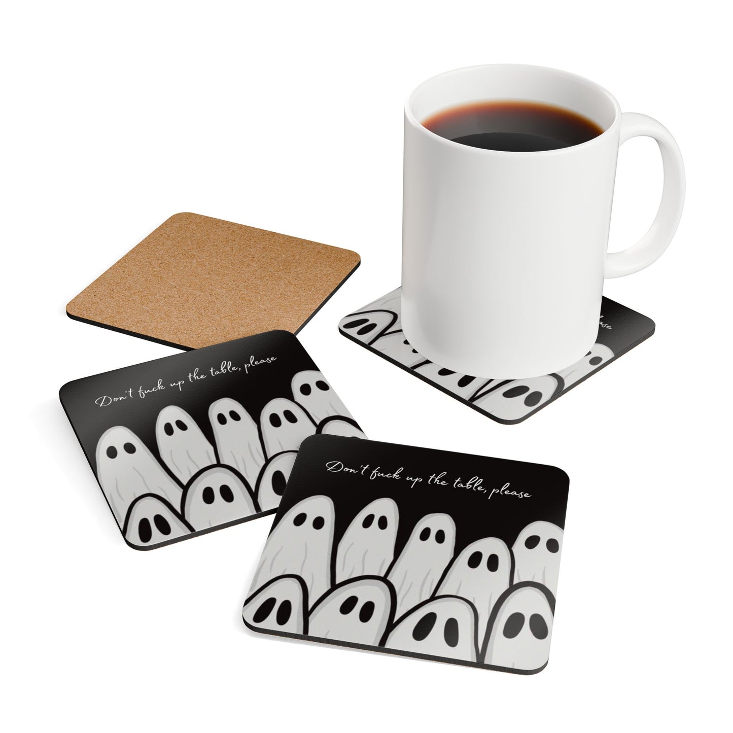 Corkwood Coaster Set