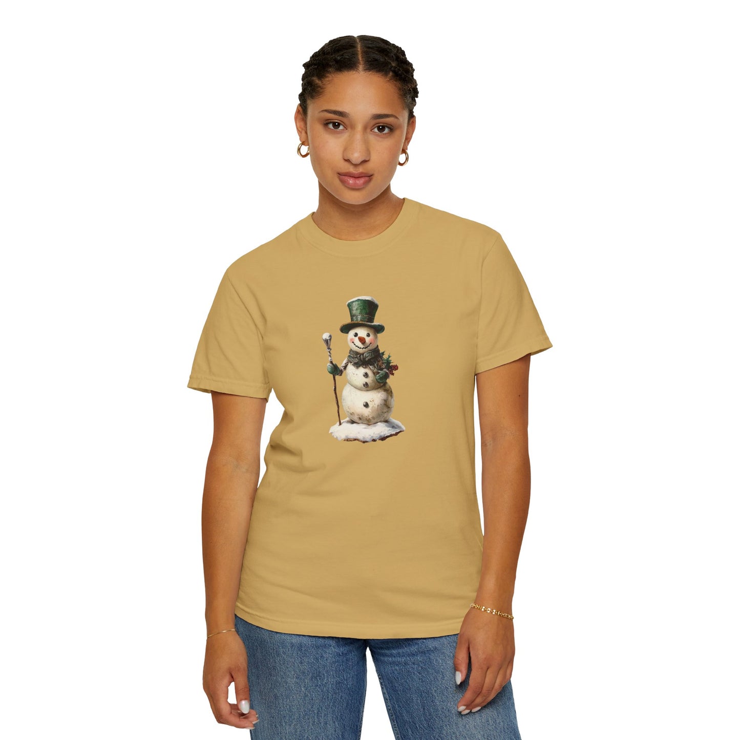 Snowman Unisex Garment-Dyed T-shirt