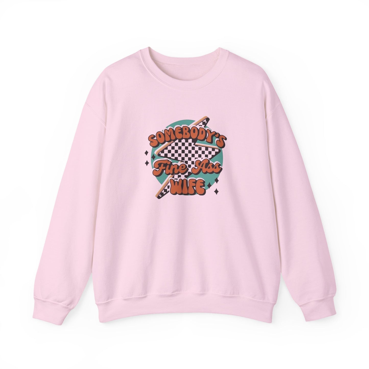 Somebody's Fine A** Wife Heavy Blend™ Crewneck Sweatshirt
