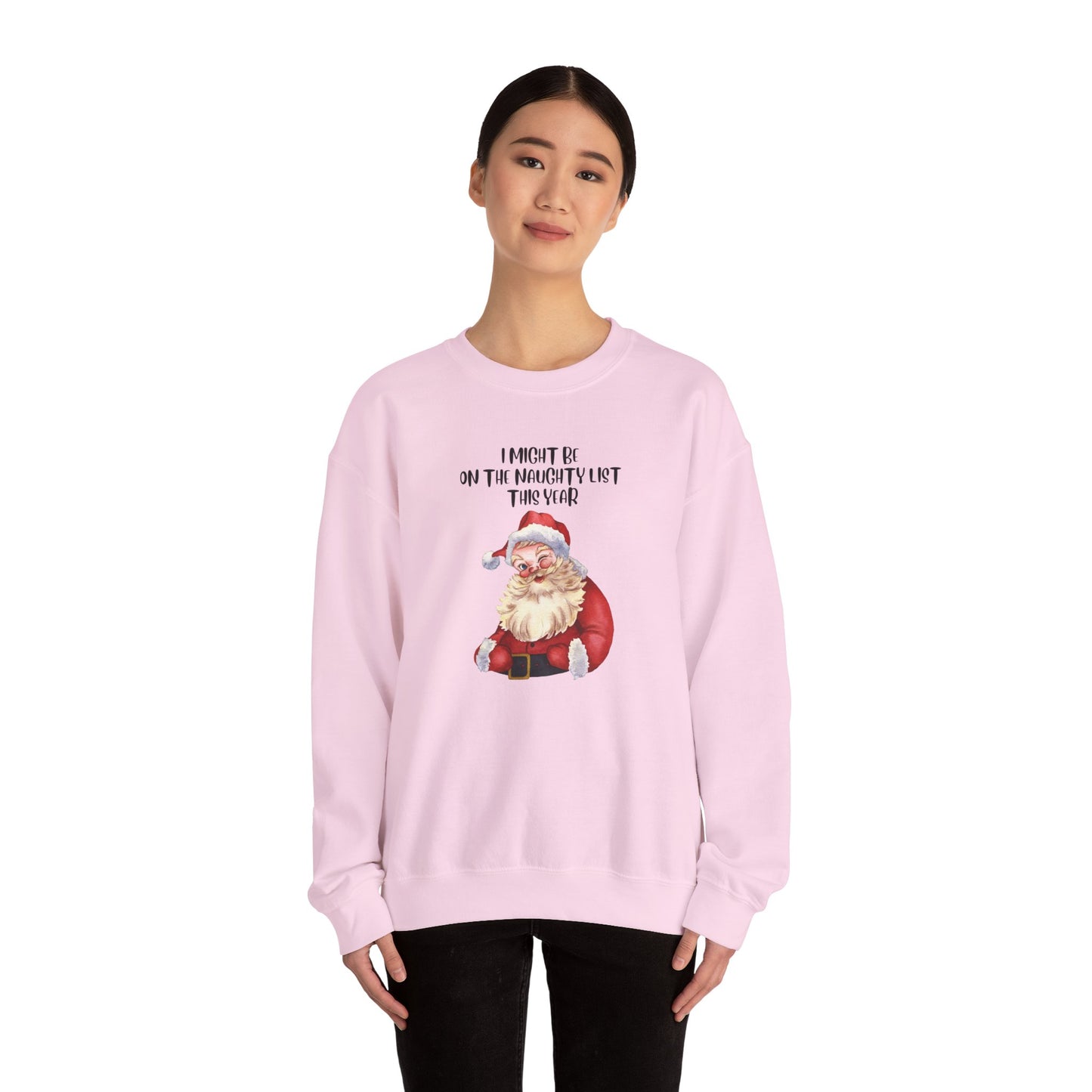 Naughty List This Year Unisex Heavy Blend™ Crewneck Sweatshirt