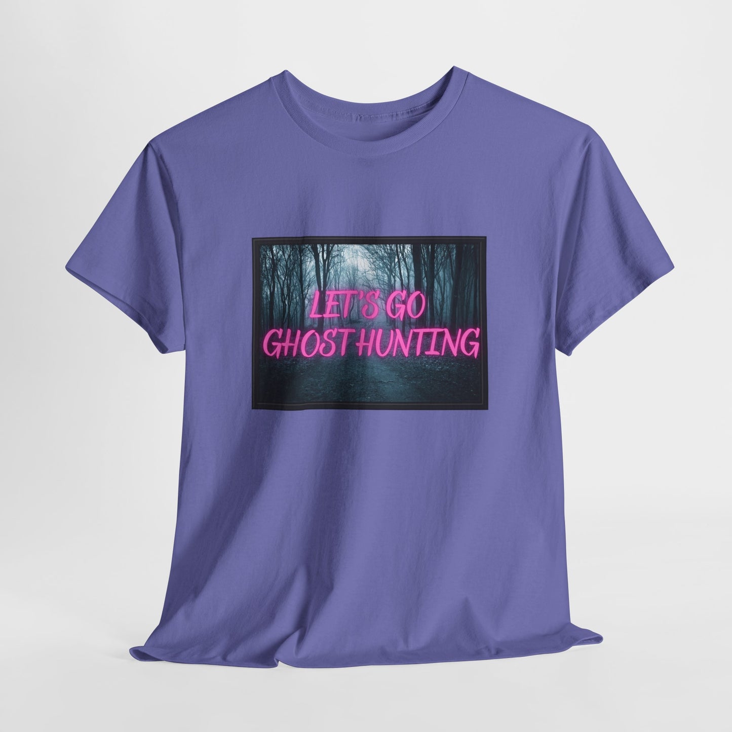 Let's Go Ghost Hunting Unisex Heavy Cotton Tee